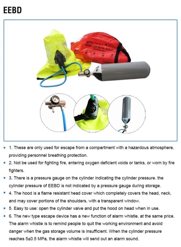 Kelisaike KL99 – EEBD Emergency Escape Breathing Apparatus - Image 3