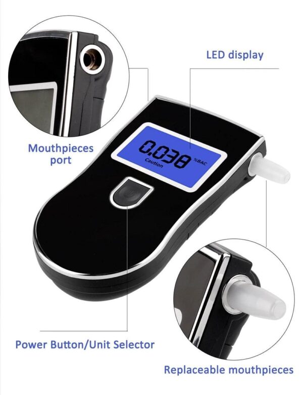 Kelisaike AT818 Alcohol Screening Device - Image 4