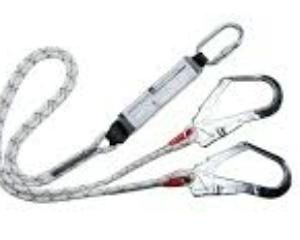 Portwest FP55 Double Kernmantle 1.8mtr Lanyard with Shock Absorber